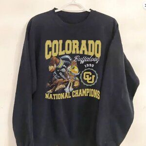 Vintage University of Colorado Buffaloes Football Shirt, Buffaloes Shirt tee